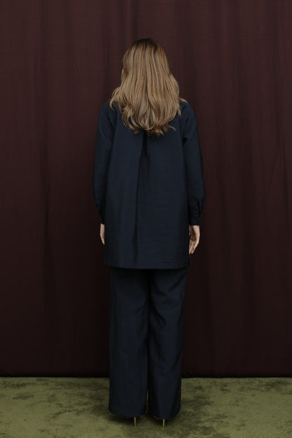 Düğme Detaylı Takım