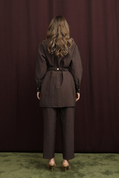 Gizli Patlı Beli Lastik Kemerli Takım