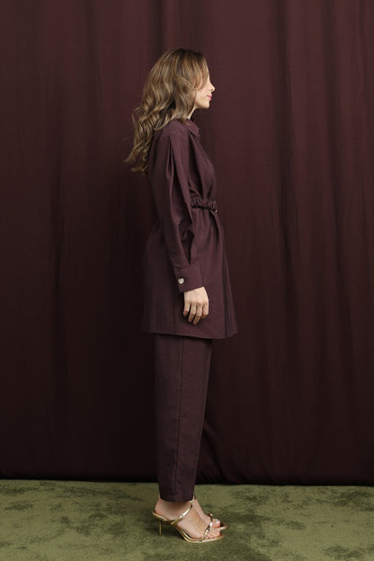 Gizli Patlı Beli Lastik Kemerli Takım