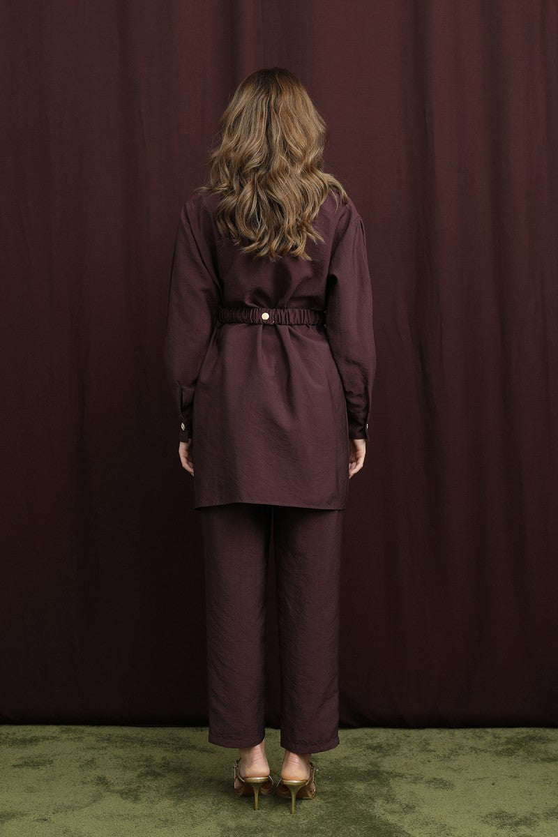 Gizli Patlı Beli Lastik Kemerli Takım