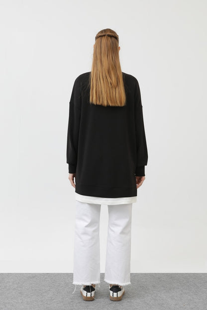 Ön Etiket Detaylı Tunik