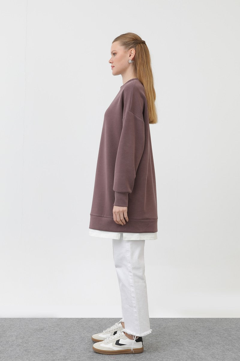 Ön Etiket Detaylı Tunik