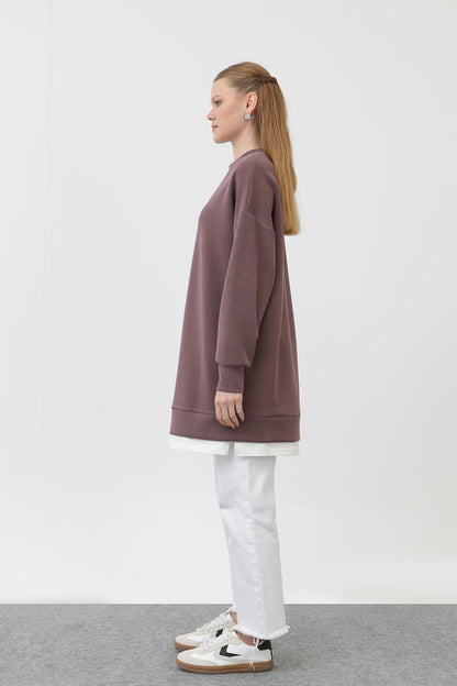 Ön Etiket Detaylı Tunik