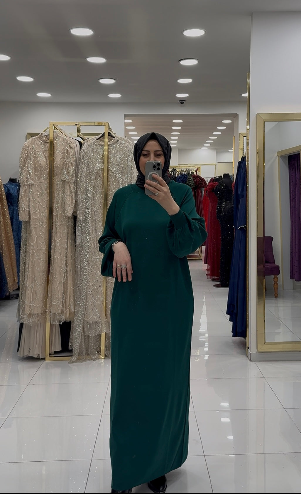 Yeni Sezon Soğuk İplik Merserize Elbise