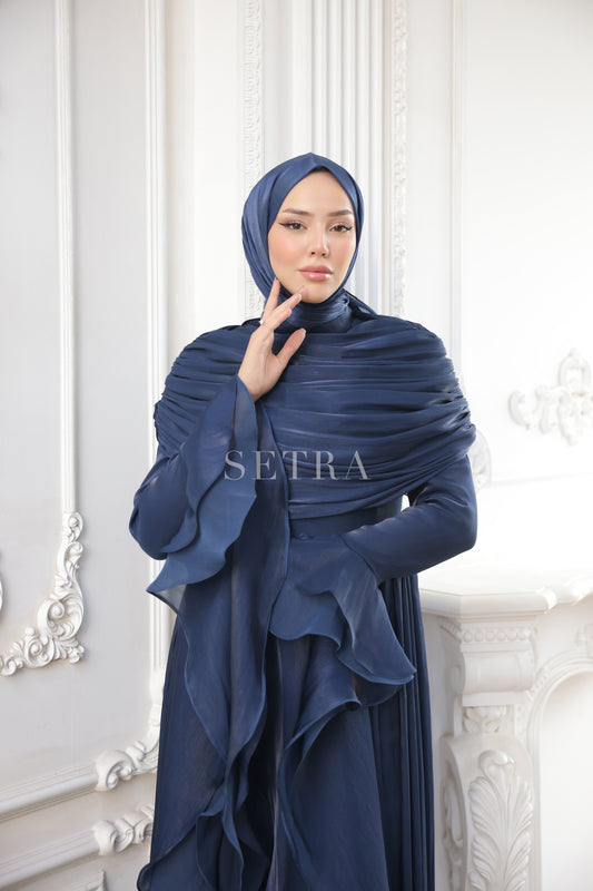 Aura Özel Tasarım Abiye Elbise – Lacivert