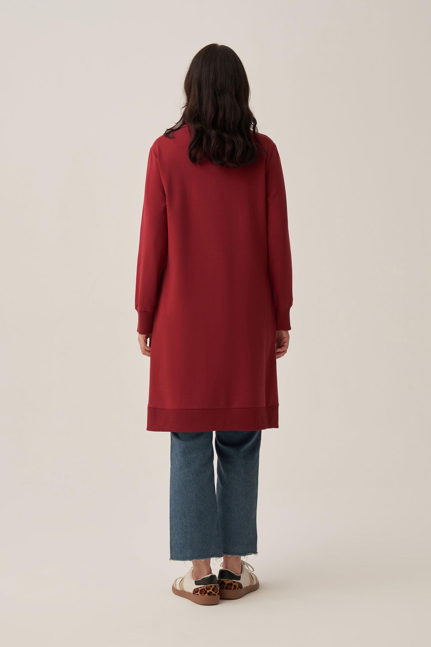 Taş İşlemeli Pamuklu Tunik