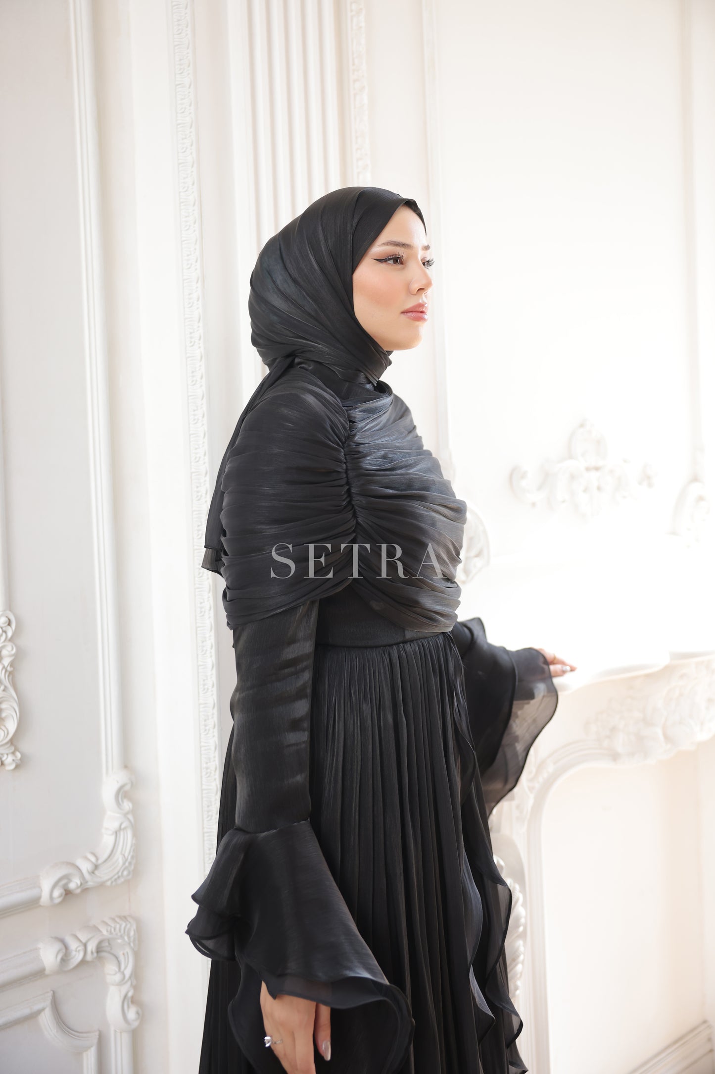 Aura Özel Tasarım Abiye Elbise – Siyah