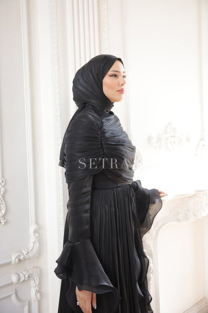 Aura Özel Tasarım Abiye Elbise – Siyah