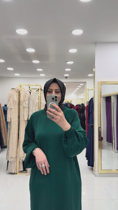 Yeni Sezon Soğuk İplik Merserize Elbise