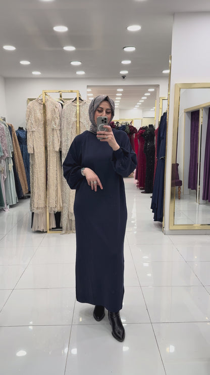 Yeni Sezon Soğuk İplik Merserize Elbise