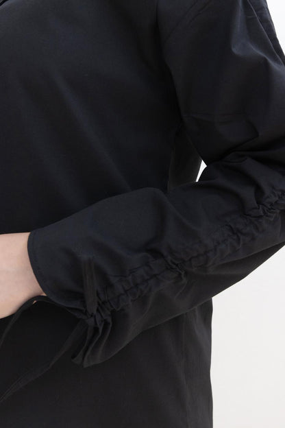 Kolu Büzgülü Cepli Tunik Gömlek