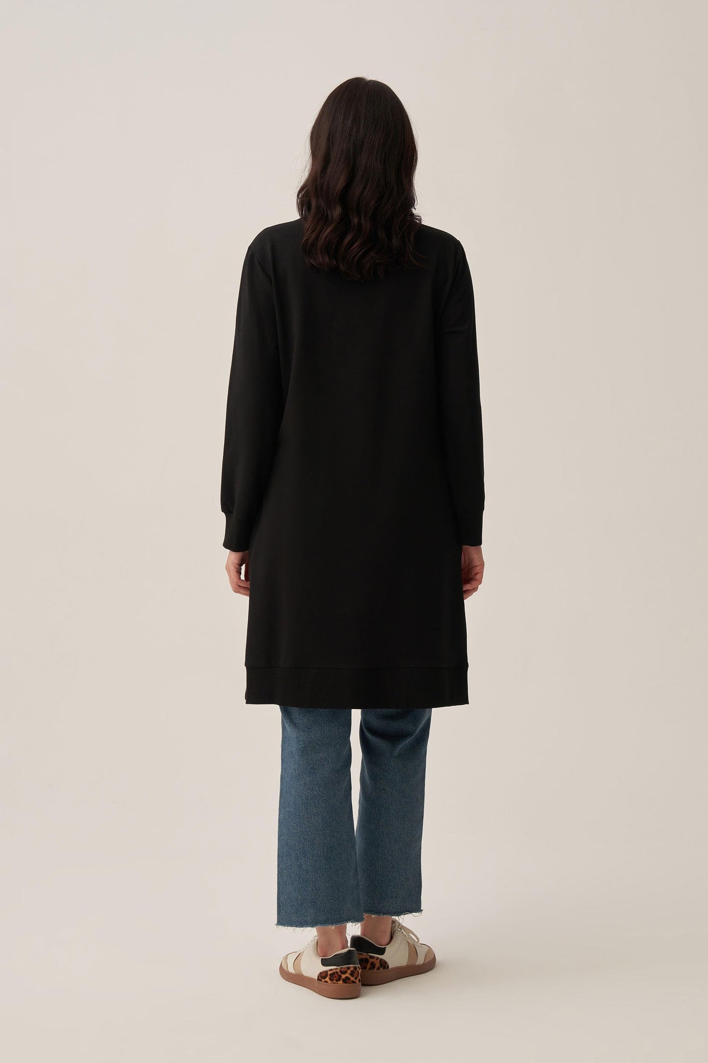 Taş İşlemeli Pamuklu Tunik